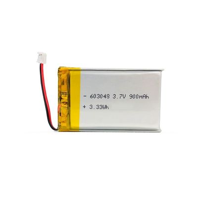 comprar Batería de alta tasa de descarga 603048 recargable 3.7 V 900mah Lipo Litio Polímero Batería Pack RoHS online manufacture