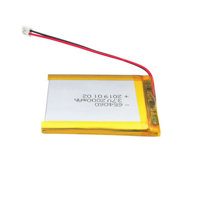 comprar UN38.3 Certificado 2000mAh 654060 Li Polymer Battery Pack - Batería Lipo de alta capacidad Fabricación en línea