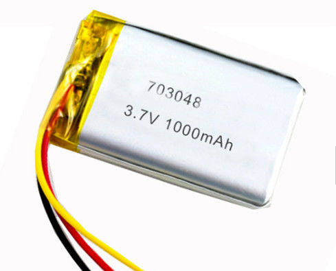 comprar Batería 1000mah del polímero de litio 3.7v de MSDS 703048 online manufacture