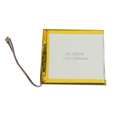 buy Batería de dron Lipo de 3000 mAh y 3.7 V con paquete de batería recargable de polímero de litio de 500 ciclos de vida Fabricación en línea