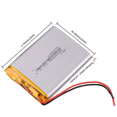 comprar 105575 pilas de batería del litio de 3.7v Li Polymer Battery 5800mah para el banco del poder online manufacture
