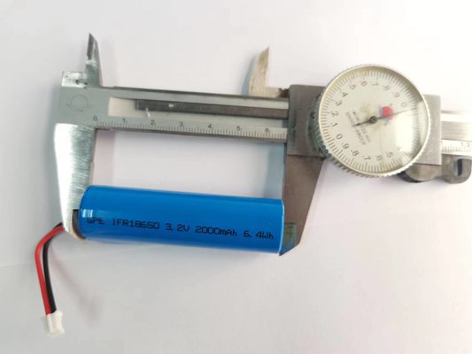 comprar 3.2V 2000mAh LFP 18650 Batería de Fósfato de Hierro de Litio con 2000 ciclos de vida y seguridad certificada Fabricación en línea