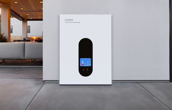 sistema de la pared de las baterías de almacenamiento de la energía solar del poder de 5kwh 7kwh 10kwh con el diente azul