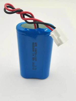 3.7V 4000mAh 18650 Li Ion Battery Pack, litio recargable Ion Battery Pack