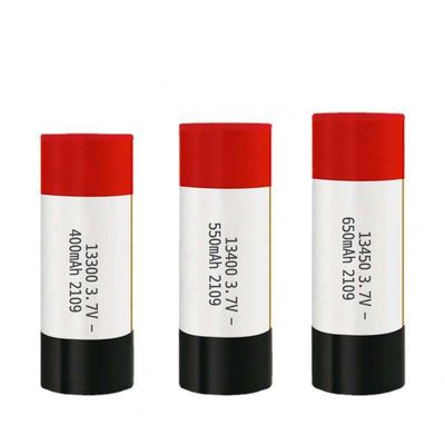 3.7V 400mAh 500mAh Batería recargable de iones de litio para aplicaciones de cigarrillos electrónicos