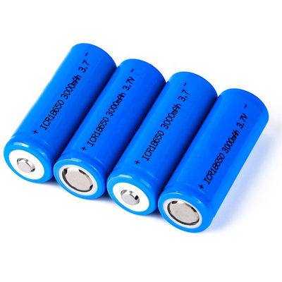 Batería de Litio Recargable de Iones de Litio 18650 de Alta Capacidad de 3.7V y 3000mAh con 500 Ciclos de Vida