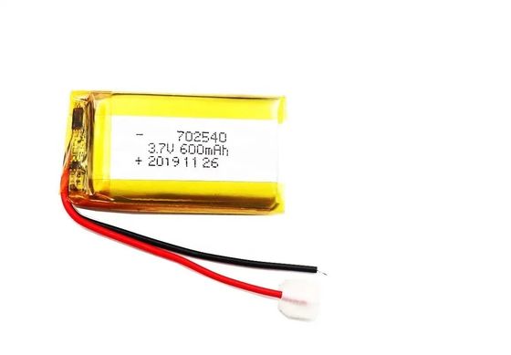 Batería recargable kc 3.7V 600mAh 700mAh 702540 del polímero de litio de Lipo