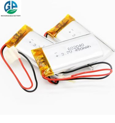 3.7V 450mAh Batería de Polimero de Litio de Baja Temperatura Batería recargable LiPo