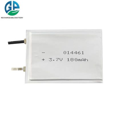El CE kc aprobó la batería ultra fina 014461 de 3.7v 180mah Lipo para la tarjeta de E