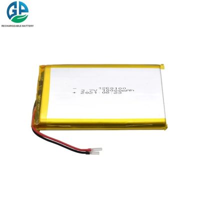 Batería de polímero de litio de alta capacidad de 10000 mAh de 3,7 V con una duración de 500 ciclos para dispositivos digitales