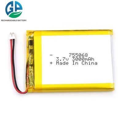 Certificado KC 755068 Modelo 3000mAh Batería de litio polímero Batería recargable