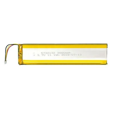 Certificado KC 3.7V 3000mAh Batería de litio polímero recargable Batería LiPo para GPS y Power Bank de automóviles