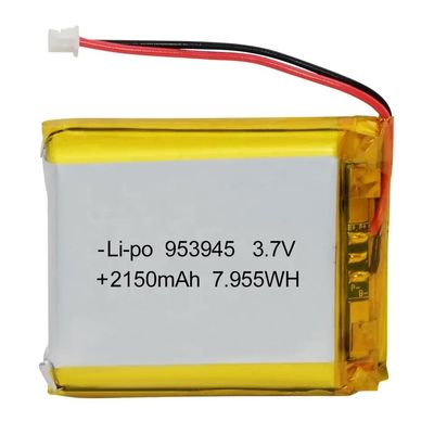 3.7V 2150mAh Batería de Li Polymer 953945 Batería recargable de Litio Polímero Lipo para computadoras portátiles