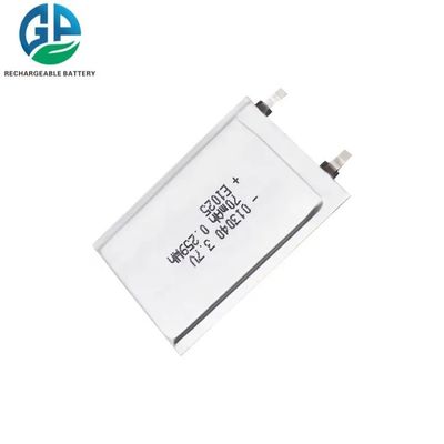 Batería de polímero de litio pequeña de 3.7V 70mAh LP013040 para dispositivos digitales