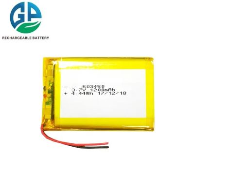 Batería recargable de polímero de litio de 1200 mAh y 3,7 V, aprobada por KC e IEC62133 para dispositivos de belleza