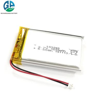 3.7V 1500mAh Batería de polímero de litio con 500 veces la vida útil del ciclo - Recargable LiPo Batería Pack