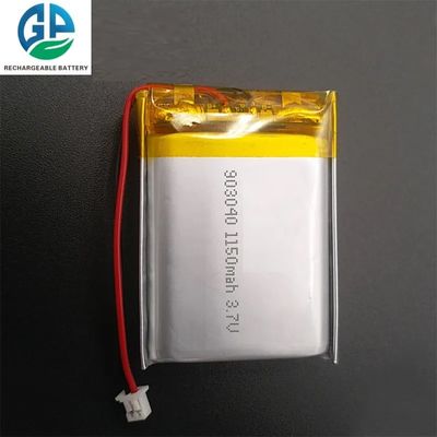 3.7V 1150mAh 903040 Batería Lipo recargable con 500 ciclos de vida para productos digitales