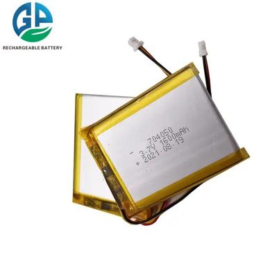 Batería de polímero de litio recargable Lipo 704050 de 3,7 V y 1600 mAh aprobada por KC IEC62133