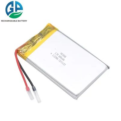 KC aprobado 3.7V 600mAh batería recargable de litio polímero con PCB