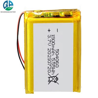 504060 3.7V 1500mAh Batería Lipo Aprobada KC IEC62133 Batería Recargable de Polímero de Litio