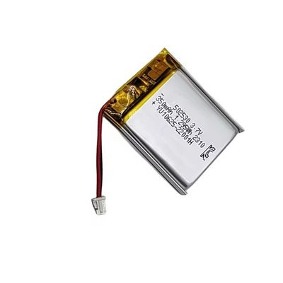 Batería de polímero de litio recargable KC CE Approved 502530 3.7V 350mAh