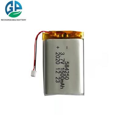 3.7V 1500mAh Batería de polímero de litio con 500 veces de vida útil de ciclo Batería Lipo de alta tasa de descarga