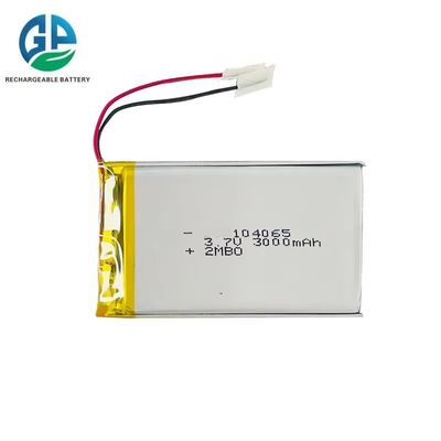 Batería de alta velocidad de descarga 3.7V 3000mah 30C Max60C Batería Lipo recargable 104065 3000mah para drones
