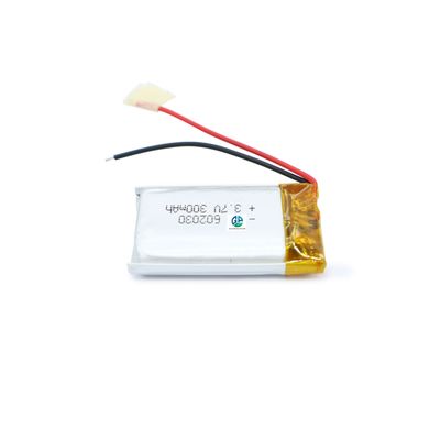 602030 3.7V 300mAh Batería de polímero de litio de alta capacidad Batería LiPo recargable