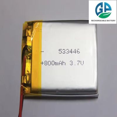 Alta velocidad de descarga 800mAh KC Certificado recargable Li Polymer Batería Pack