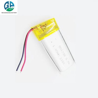 KC CB IEC62133 aprobado Recargable 801738 3.7V 500mAh 1.85Wh pequeño polímero