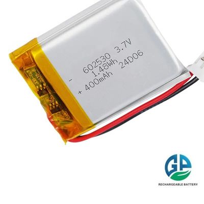 KC Alta capacidad 500mah 3.7 V Batería de iones de litio polímero 500 veces Lp602530 Para Smart Watch y altavoz de auriculares