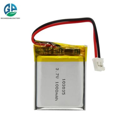 Recargable KC CE 103035 3.7v 1000mah Baterías Lipo Baterías de litio Polímero 1000mah 3.7v