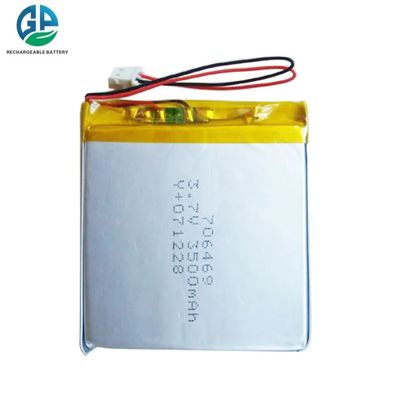 Alta tasa de descarga 706469 3500mAh Batería de litio polímero recargable Lipo Batería Pack