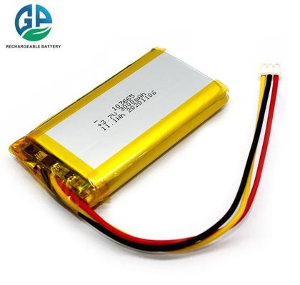 Alta tasa de descarga 5C Batería 3.7V 3000mah Batería Lipo recargable 103665 3000mAh Célula única con PCM Batería OEM