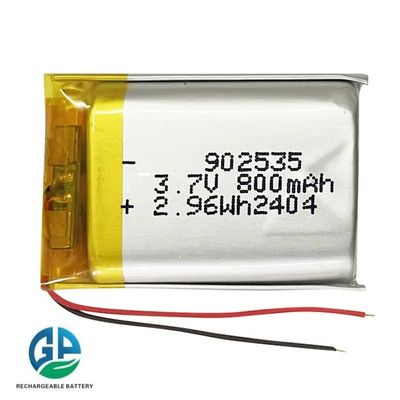 902535 Modelo 3.7V 800mAh Batería de Polímero de Litio Paquete de Batería Recargable LiPo
