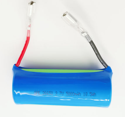 Batería de iones de litio recargable 26650 5000mAh Batería de 3.7v Batería cilíndrica