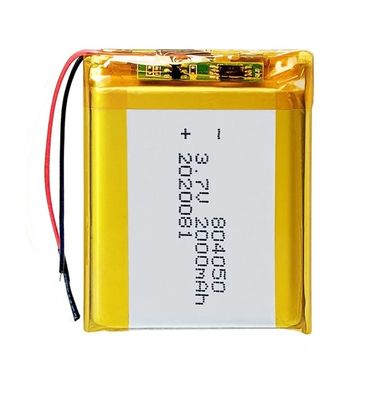 3.7v KC Batería recargable de polímero de litio Batería Li-ion Lipo 2000mah 804050