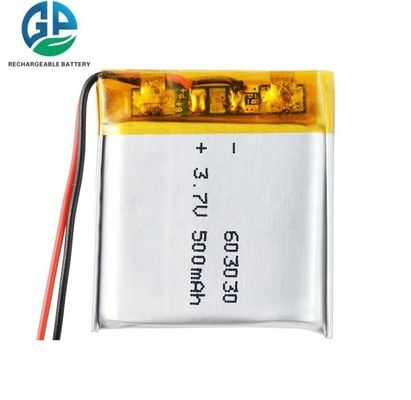Batería de polímero de iones de litio recargable KC CB de alta tasa de descarga 3.7V 550mah 30CMax60C, gran capacidad 603030 550mah 3.7v
