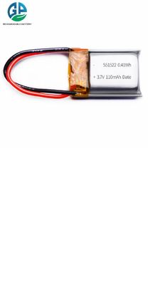 Baterías de litio metálico polímero 3.7v 110mah KC de alta calidad venta caliente bajo precio recargable 551522 3.7V 110mah
