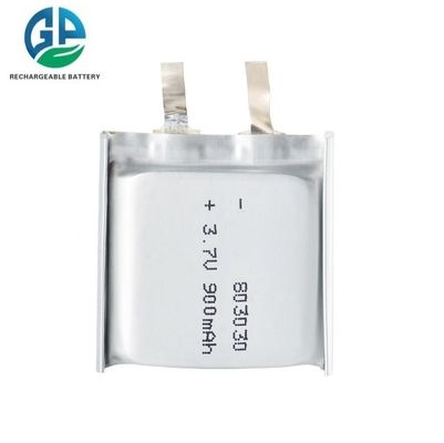Paquete de batería recargable de 3,7 V 900 mAh aprobado por KC IEC62133, batería de polímero de litio Lipo