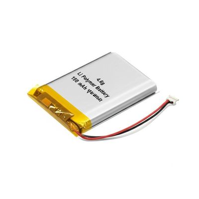 Batería de polímero de litio ligera de 150 mAh de capacidad estándar y personalizada de 4,6 g para diversas aplicaciones