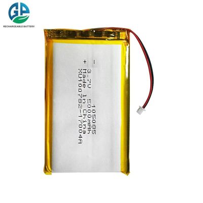 Alta capacidad 3.7v 18.5wh Batería de litio polimérico recargable Batería de litio polimérico 105085 3.7V 5000mah