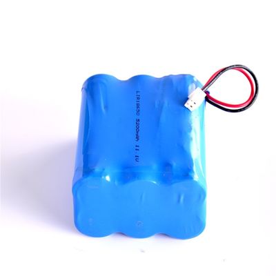 18650 3S2P 11.1V 5200mAh Batería de iones de litio con alta tasa de descarga de 3C para herramientas eléctricas