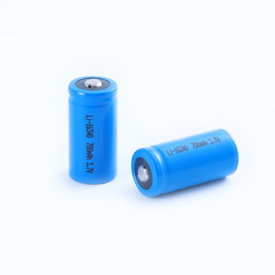 Batería de iones de litio recargable ICR16340 de 700 mAh de 3,7 V para linternas y dispositivos portátiles