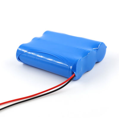 Batería recargable de iones de litio ICR 18650 3s1p de 11.1V y 2600mAh con 500 ciclos de vida