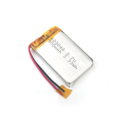 Batería de polímero de litio recargable LiPo de 900 mAh y 3,7 V certificada UN38.3