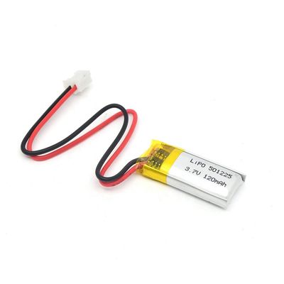 Pequeño paquete de baterías LiPo 501225 de 3,7 V 120 mAh para productos digitales