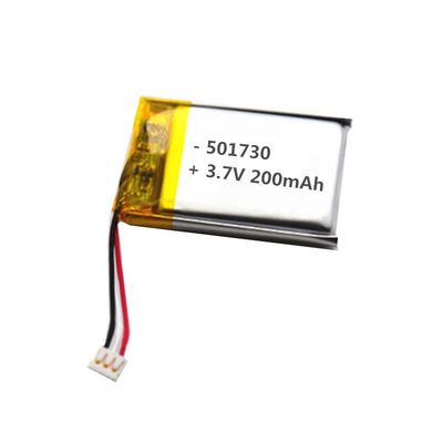 3.7V 200mAh 501730 Batería de polímero de litio para juguetes electrónicos y dispositivos digitales