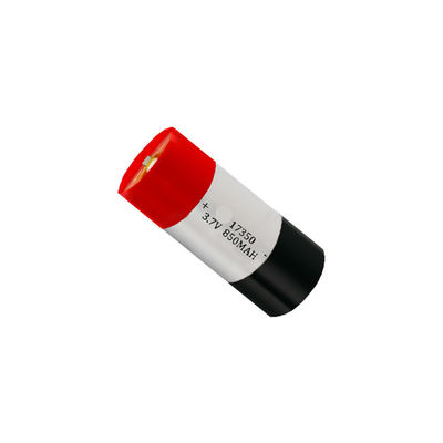 Batería recargable Lipo 3.7V 850mAh Litio Polímero 17350 Batería para cigarrillo electrónico