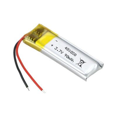 IEC62133 Certificado 3.7V 80mAh Litio Polímero Lipo Batería recargable para productos digitales